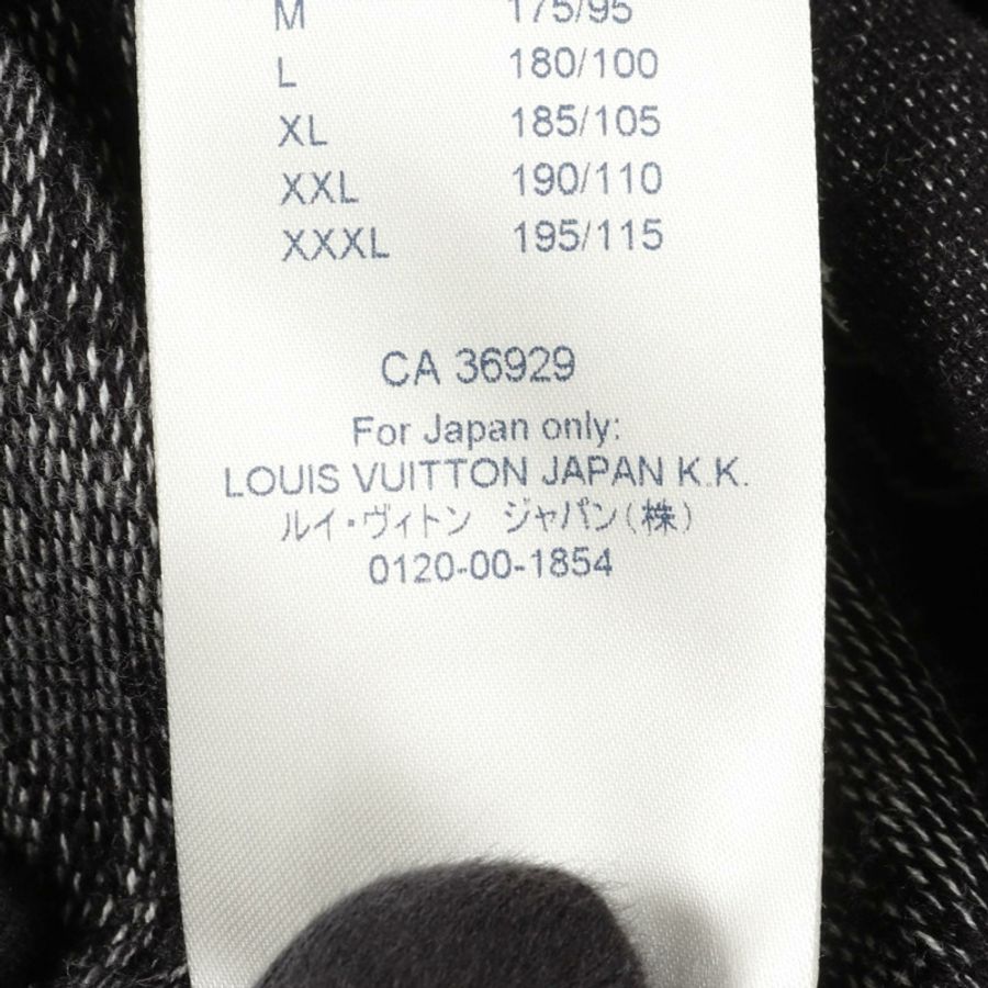 路易威登 LV 卡通提花拉鍊外套 其他外套 RM211M ZMH HKY21W 棉質黑色 二手 男款-3
