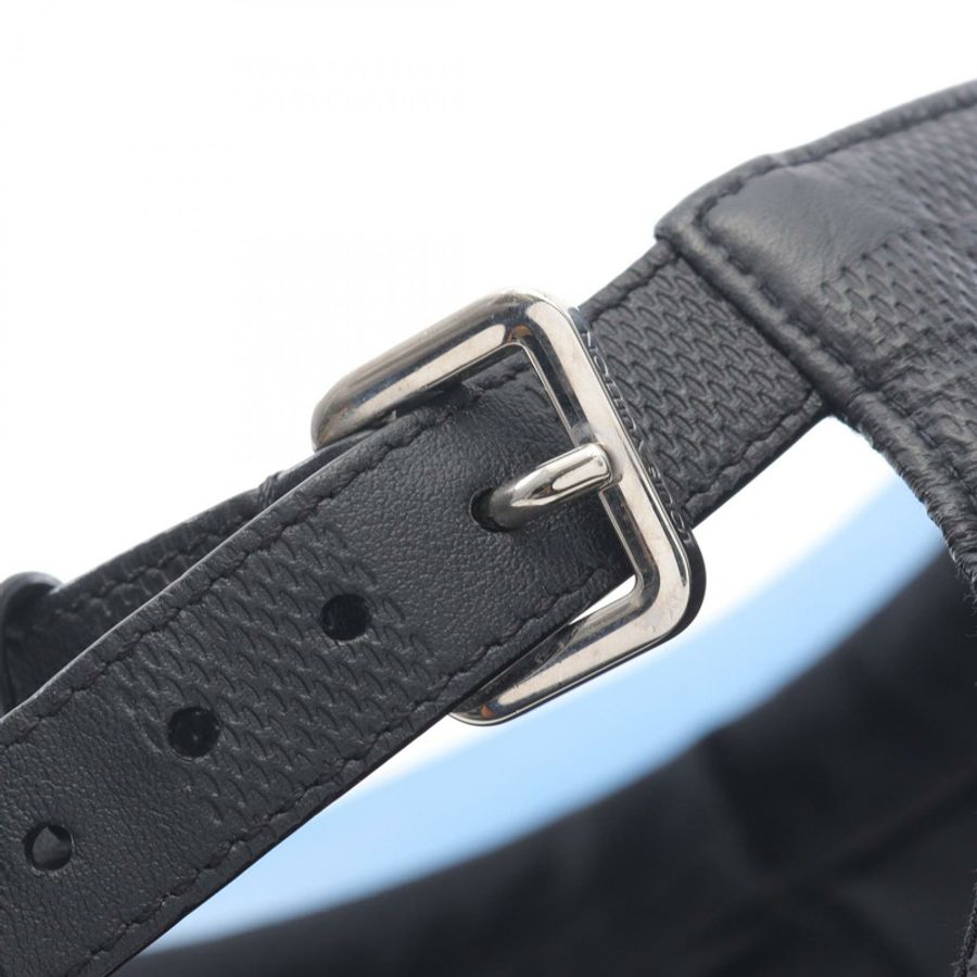 路易威登 Damier Infini Onyx 報童帽 M76562 黑色皮革二手女款-6