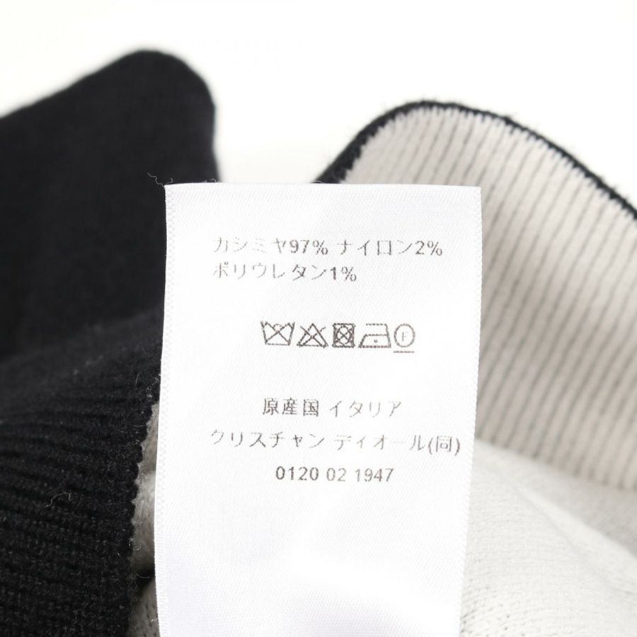 Christian Dior J'ADIOR 8 寬鬆針織衫 #40 羊絨黑色二手女款-3