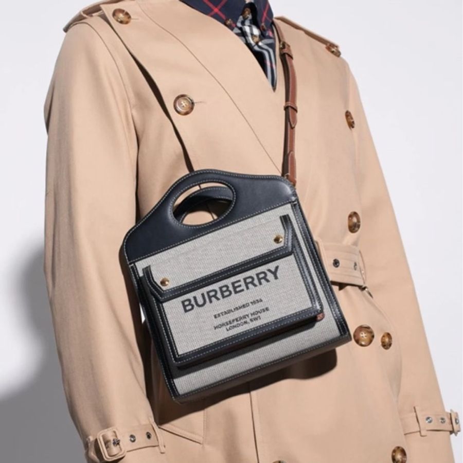 「JL精品代購」全新 🆕Burberry口袋包小號斜挎款~-1