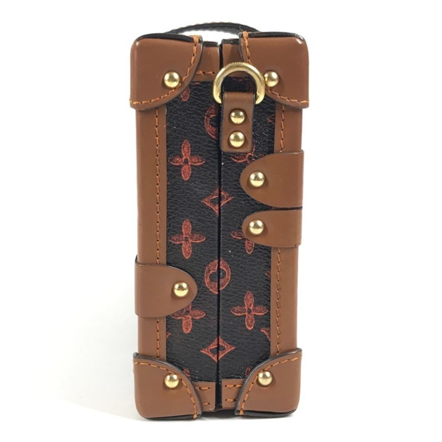 路易威登 M44407 Monogram Catgram Petite Malle NM 手拿包,雙肩背帆布款,男女通用,棕色-2