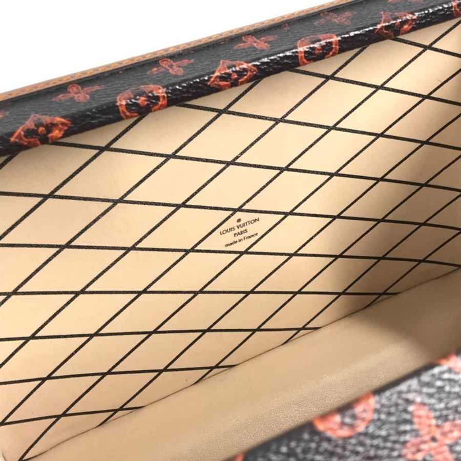 路易威登 M44407 Monogram Catgram Petite Malle NM 手拿包,雙肩背帆布款,男女通用,棕色-15