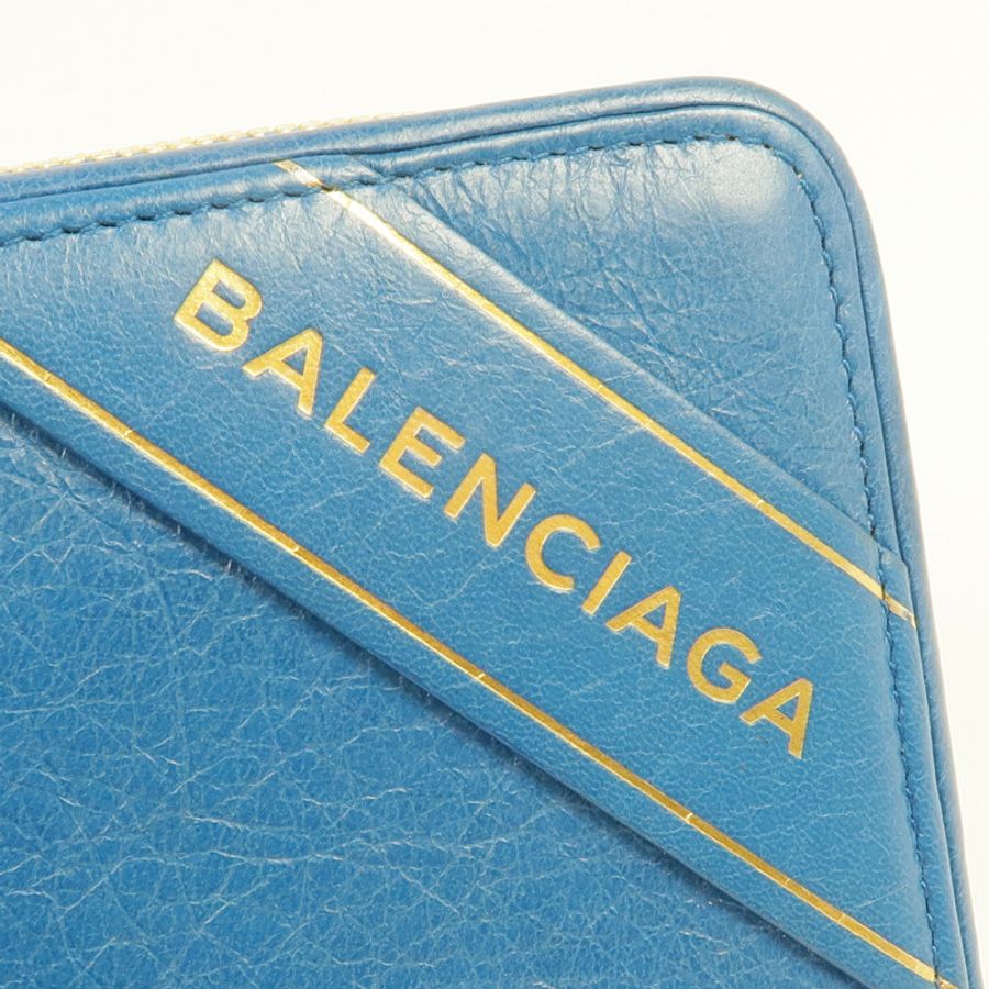 BALENCIAGA 皮革Blanket Billfold Wallet金扣錢包-11
