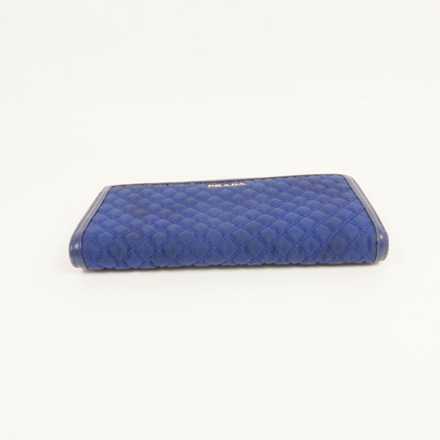 PRADA 尼龍Long Wallet金扣長錢包-5