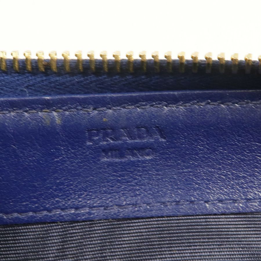 PRADA 尼龍Long Wallet金扣長錢包-14