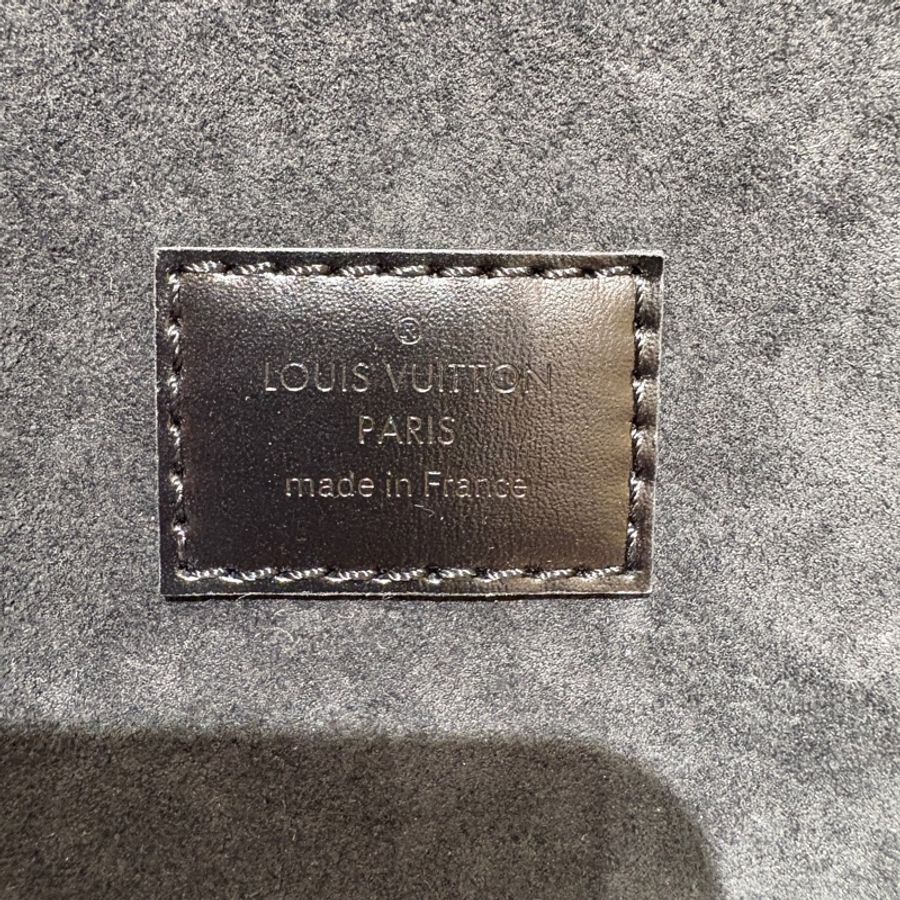【台中現貨,極新保存】Louis Vuitton CANNES 雙色老花圓桶包|復古化妝箱造型|鎖頭吊飾|手提/肩背/斜背三用-14