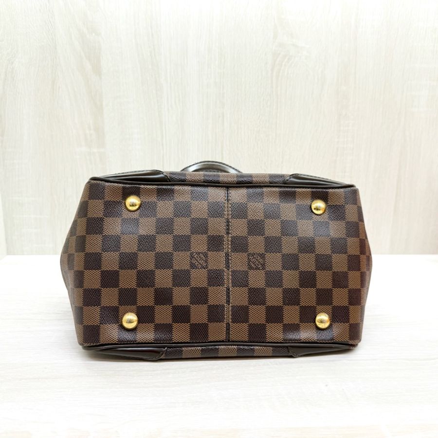 LV咖啡棋盤格Tivoli手提元寶包/N41117-4