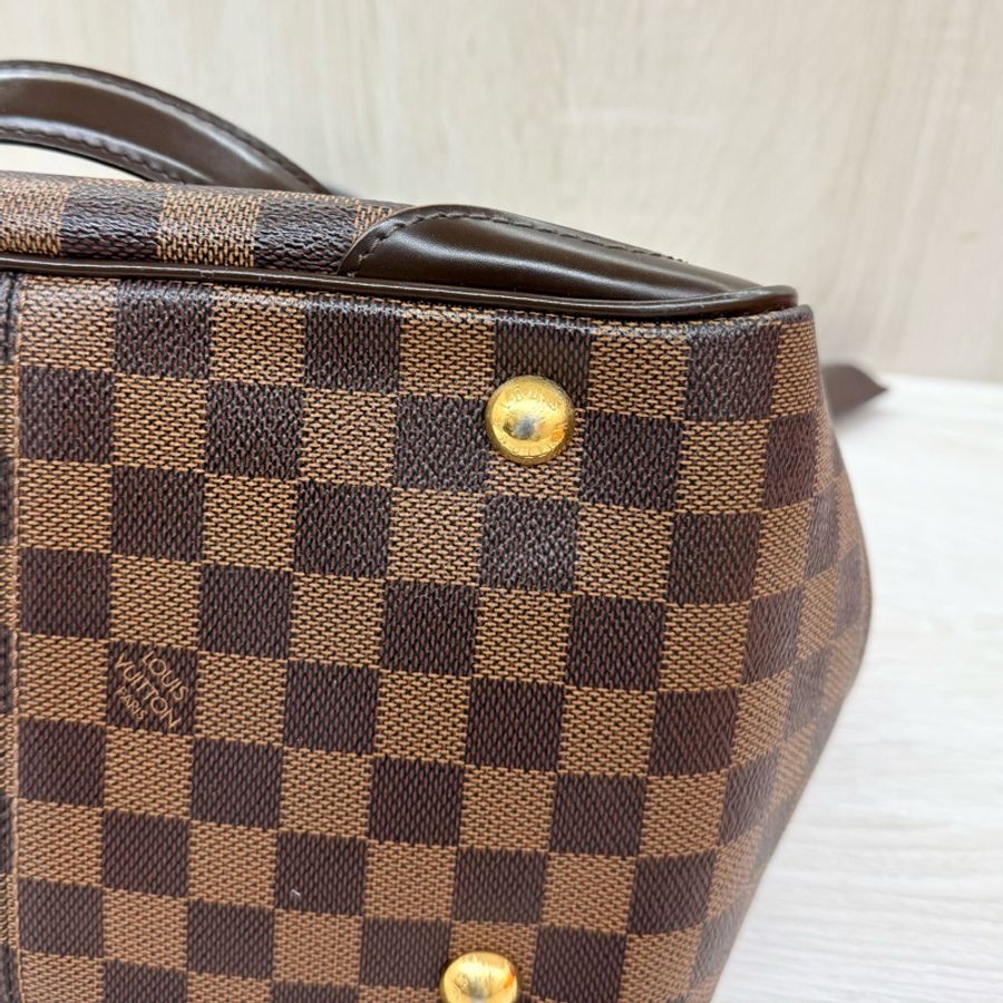 LV咖啡棋盤格Tivoli手提元寶包/N41117-6