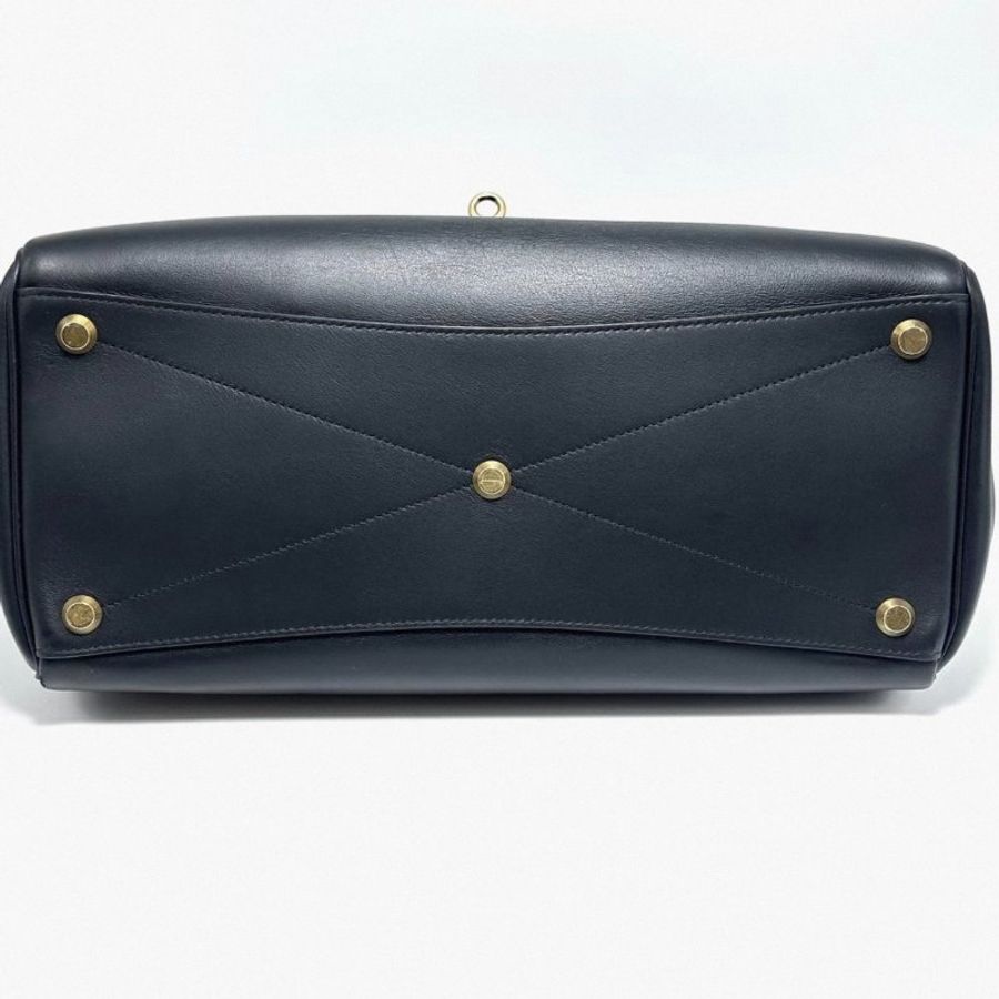 BALENCIAGA Bel Air中號黑金手提肩背包36*16*27 9新 配件塵袋-3
