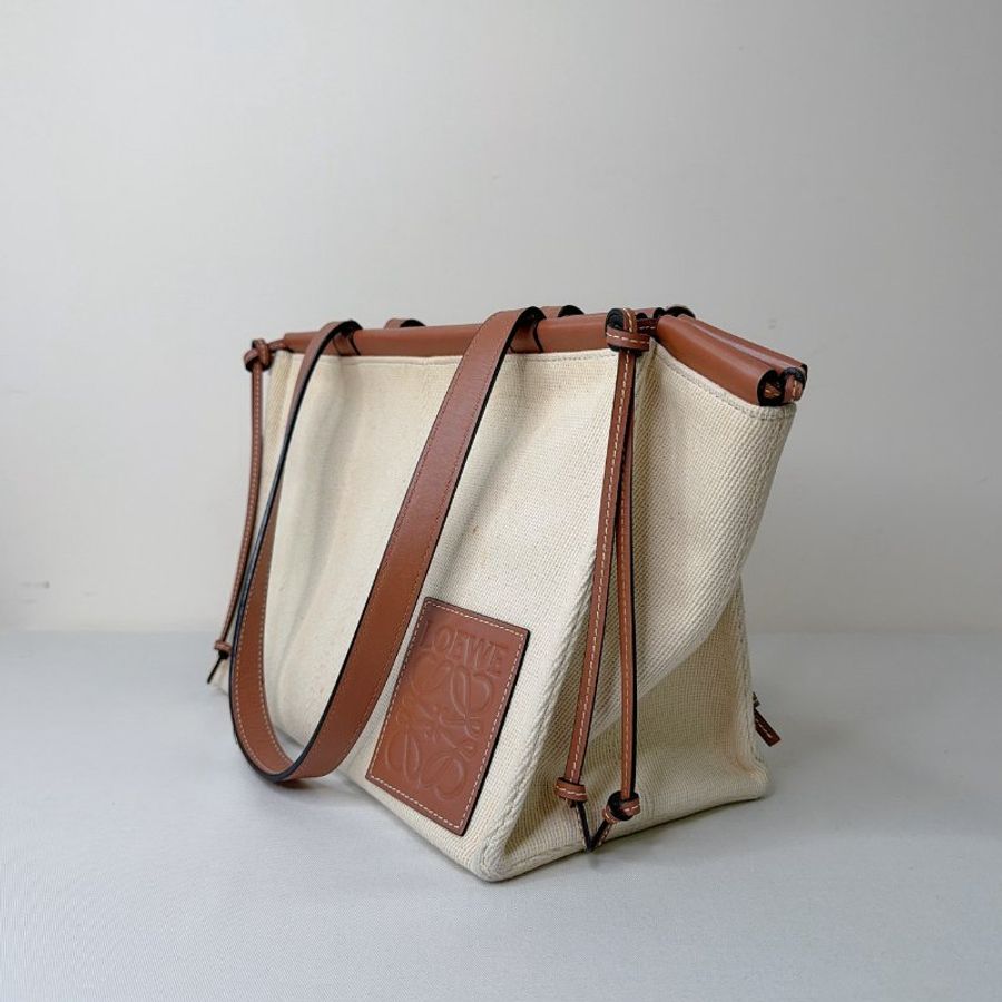 LOEWE Cushion帆布托特包-3