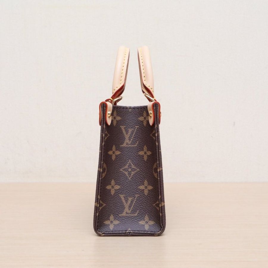 LOUIS VUITTON OnthegoLVxTM村上隆聯名款BB18老花PVC晶片肩背包-4