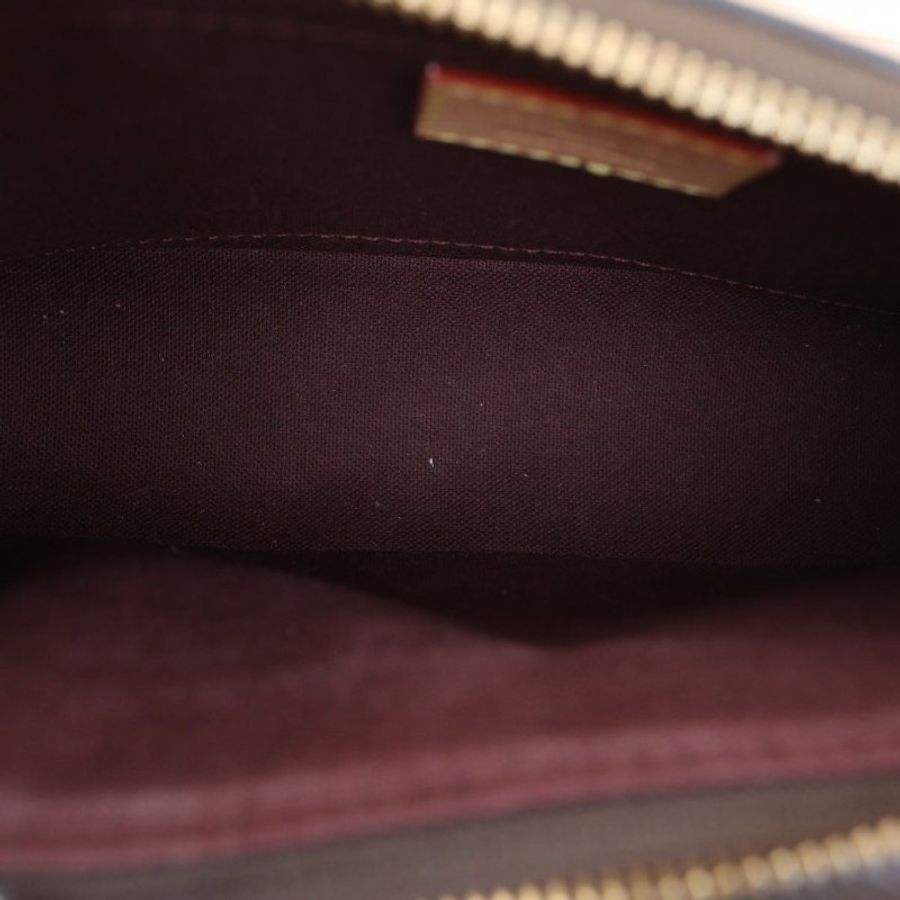 LOUIS VUITTON VIVACITÈ駱駝手袋老花PVC金扣晶片肩背包-3