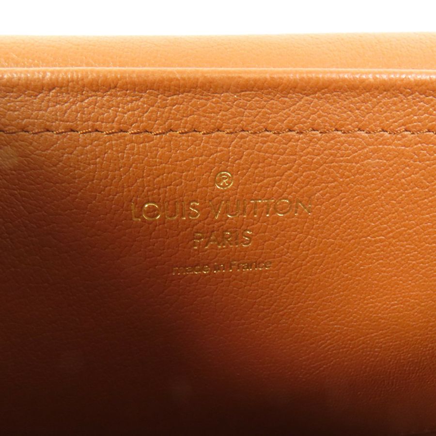LOUIS VUITTON Monogram Marceau金扣鏈帶肩背袋棕色-8