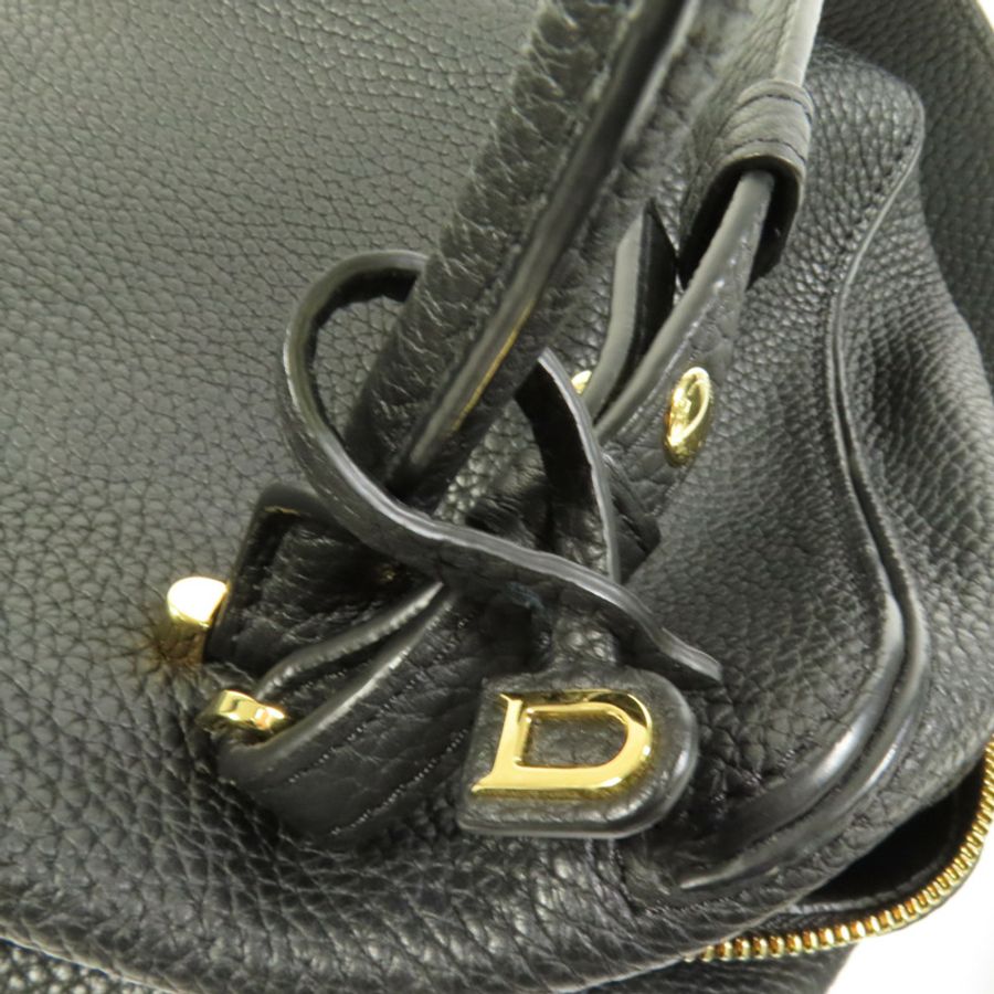 Delvaux 牛皮皮革Cool Box MM金扣手挽肩背兩用袋-7