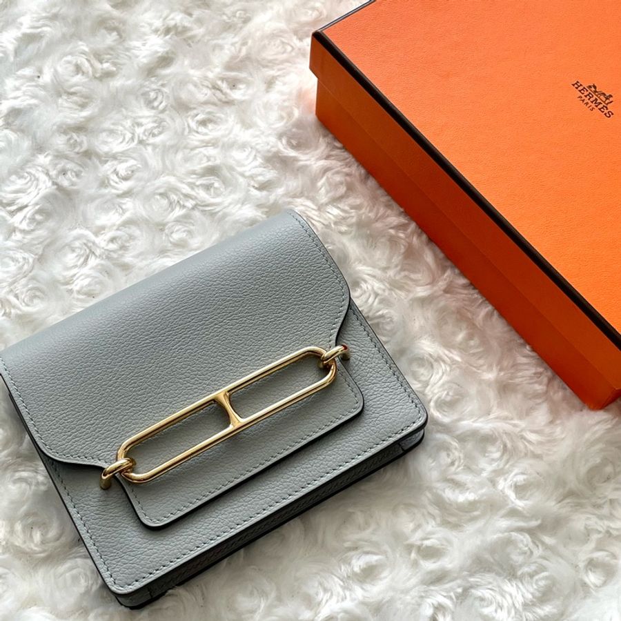 Hermes Roulis Slim 金扣錢包-0
