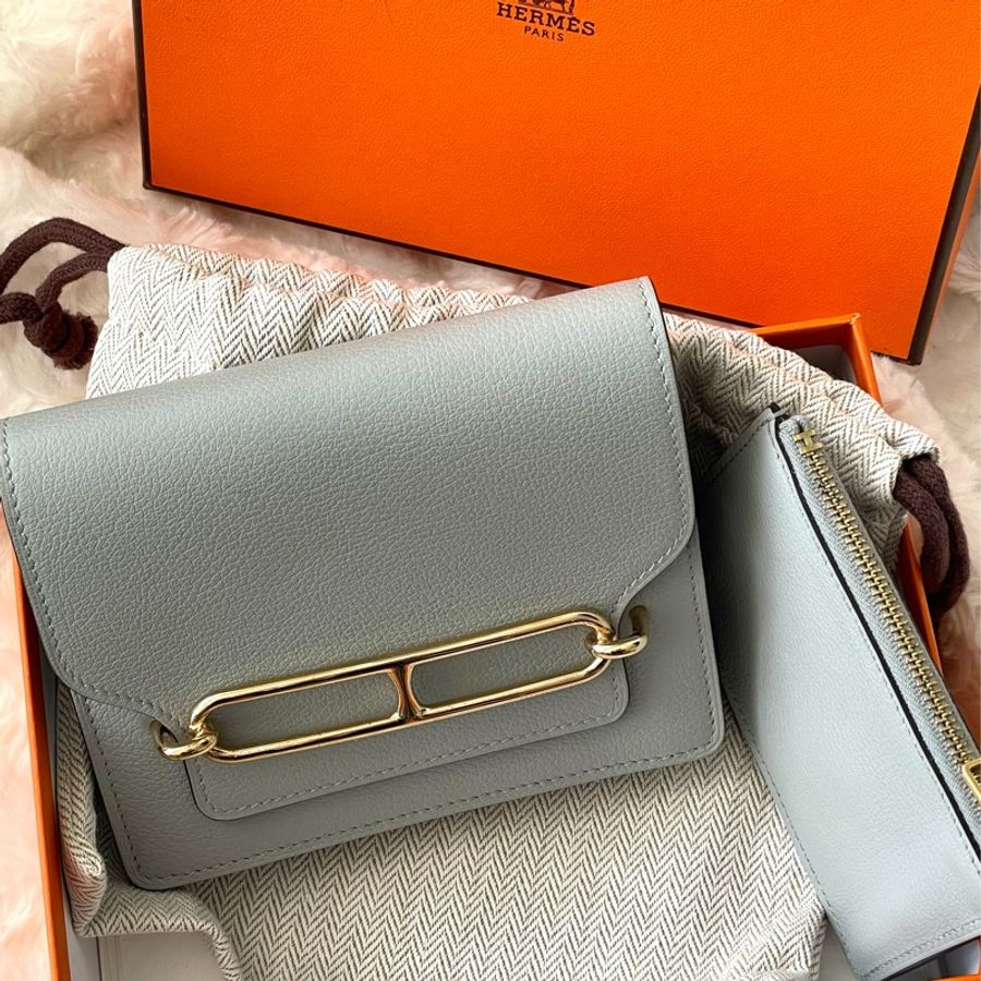 Hermes Roulis Slim 金扣錢包-12