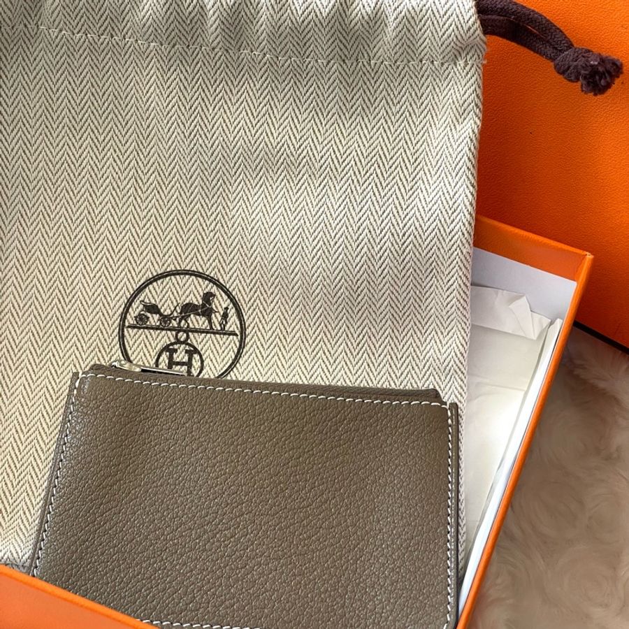 Hermes Roulis Slim 銀扣錢包-12