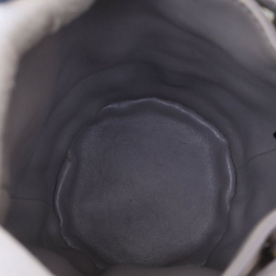 ALEXANDER WANG 灰色羊皮麂皮ROXY鉚釘手提水桶包菜籃子/肩背包-2