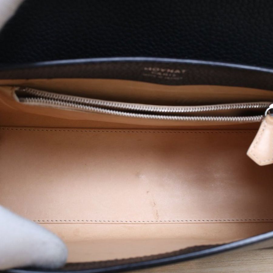 MOYNAT RejanePetite26黑色牛皮肩背包-4