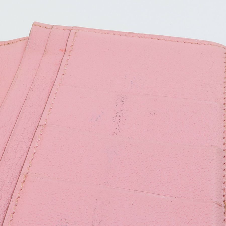 HERMES Chevre皮革Bearn Wallet銀扣長錢包-14
