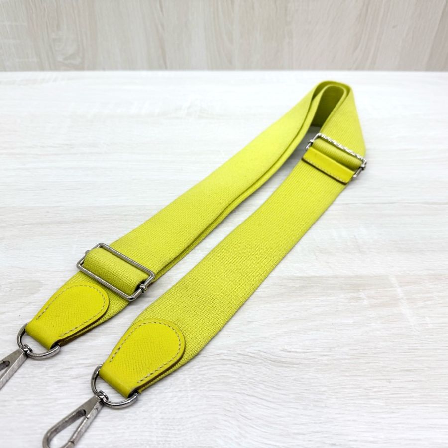 HERMES包包9R萊姆黃EPSOM皮銀釦Evelyne29cm-11