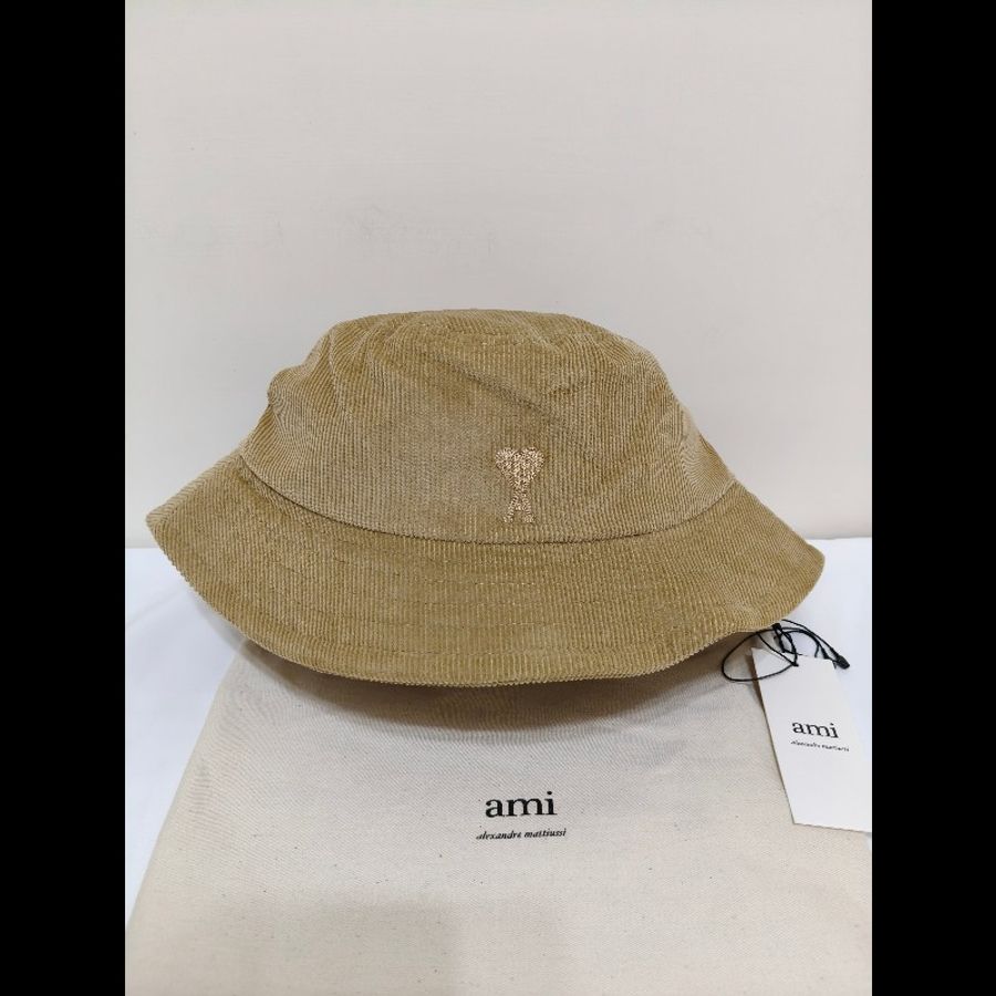 全新正品Ami paris 燈芯絨漁夫帽-1