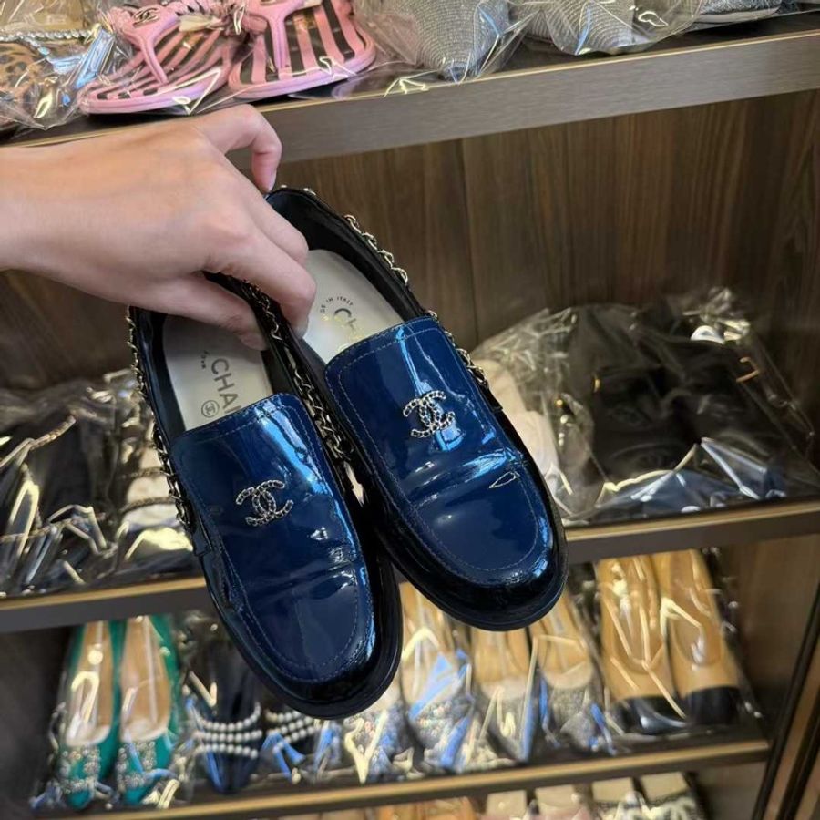 chanel 樂福鞋 36號 已貼底 98新-2