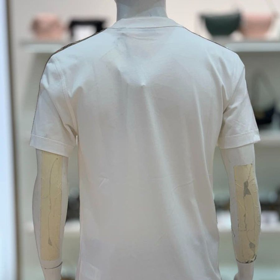 🎉2026新品好折扣✨Burberry 81024511 男款EKD 棉質短袖 T-shirt 上衣 畫布白 S/M/L/XL/XXL-4