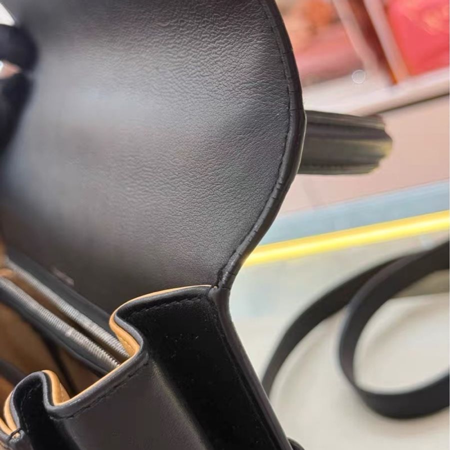 Delvaux Tempete 黑色 銀扣-9