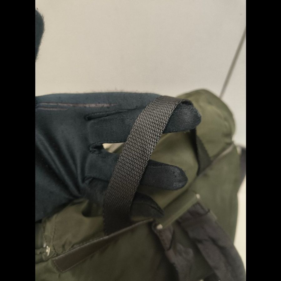 【8成新】㊣✨PRADA✨普拉達 綠色 帆布 皮革 口袋 中型 後背包 /二手包/二手精品🌳二手樹屋🌳-24
