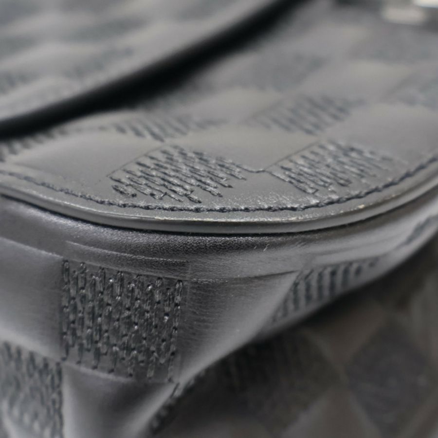 黑色壓紋牛皮 Chain It Bag PM 肩背 N44035 【LOUIS VUITTON LV 路易威登】N44035-13