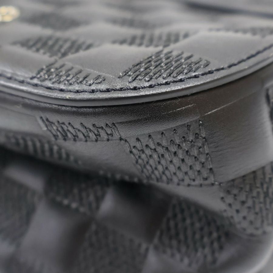 黑色壓紋牛皮 Chain It Bag PM 肩背 N44035 【LOUIS VUITTON LV 路易威登】N44035-14