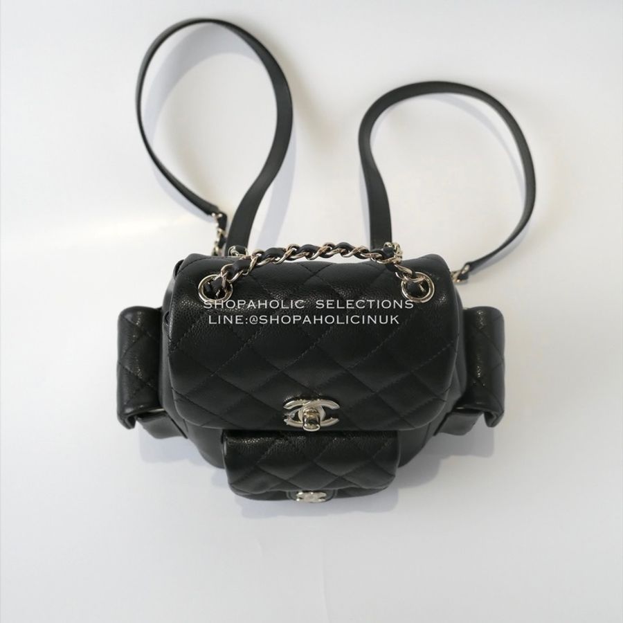 Chanel 23K mini duma三口袋後背包AS4399-3