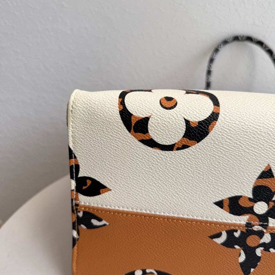 lv on the go GM 限量款 雙色豹紋-6