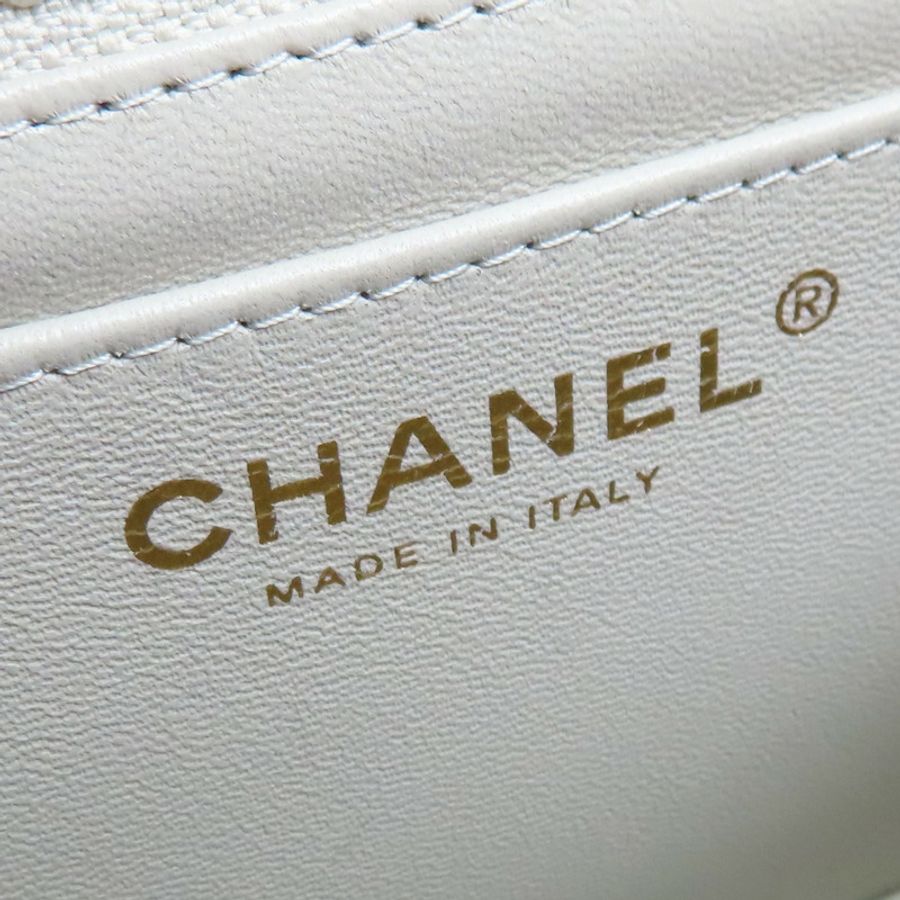 灰色 菱格紋 羊皮 鍊帶 COCO17 肩背包 A35200【CHANEL 香奈兒】 A35200-9