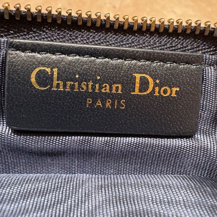 【經典緹花、優雅馬鞍】Dior Saddle 馬鞍長型鏈條包|Oblique 緹花帆布|典藏復古金鍊|附卡夾配件-8