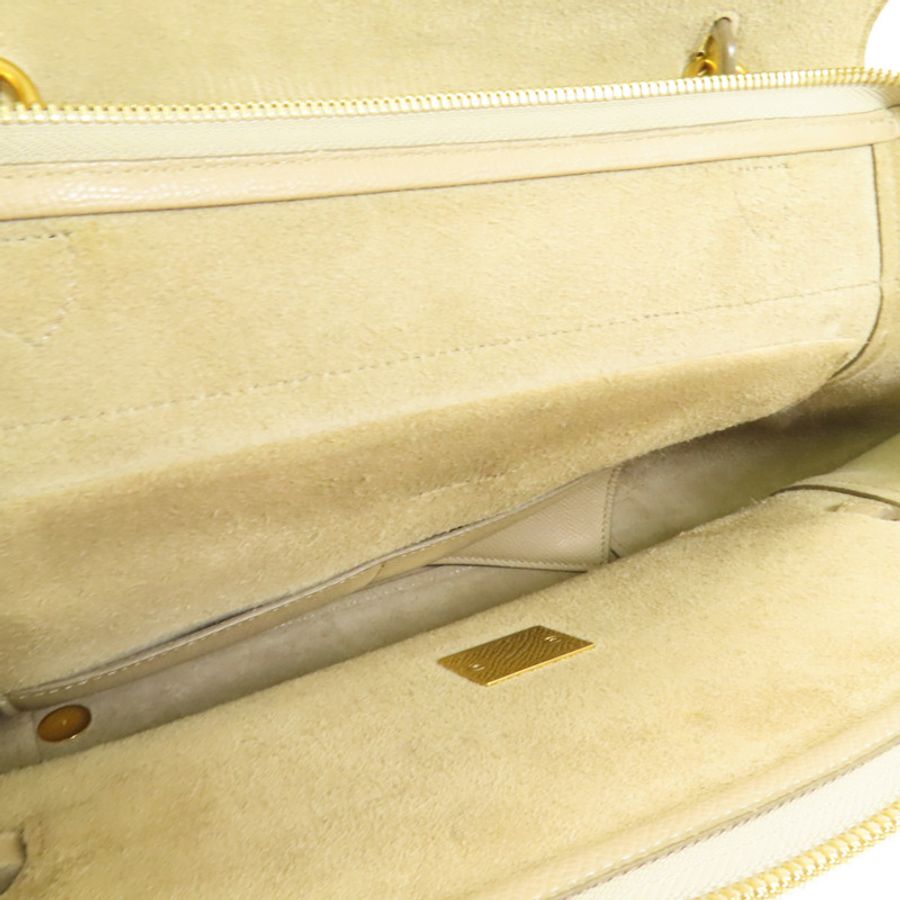 CELINE 牛皮皮革Mini Belt Bag金扣手挽肩背兩用袋-14
