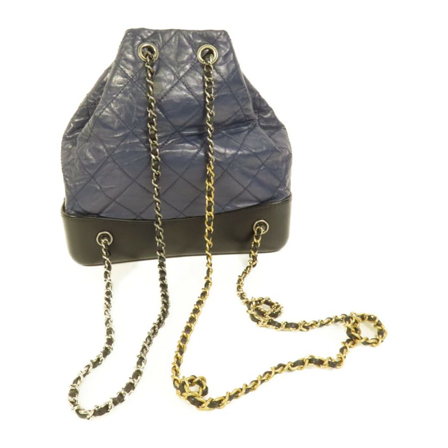 CHANEL 牛皮皮革Gabrielle Backpack背包-1