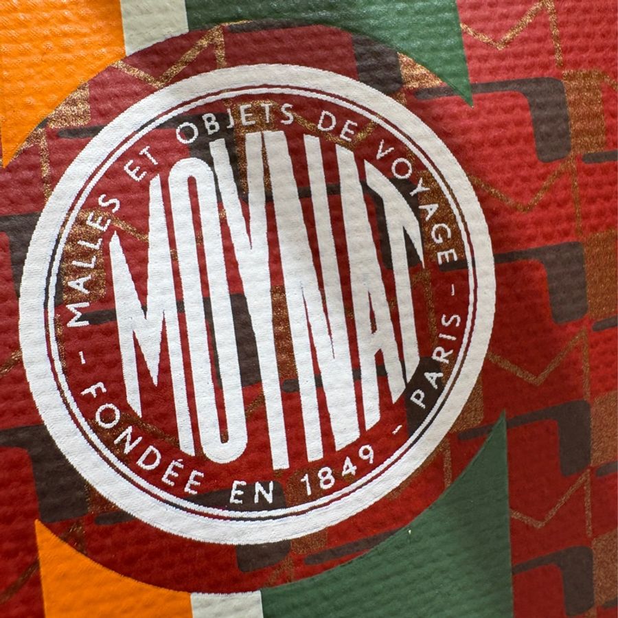 【撞色幾何、低調奢華】MOYNAT TOTE 莫奈托特包|經典M圖騰|條紋撞色設計|大容量通勤手提肩背包-小號-6