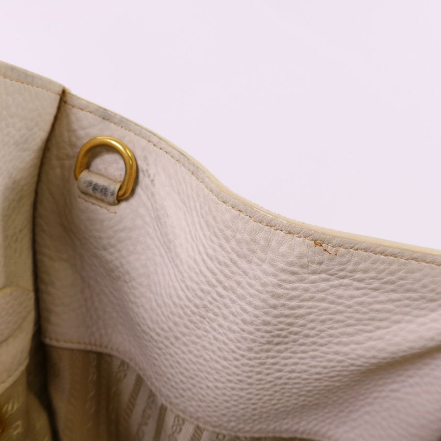 PRADA 牛皮皮革2 Way Shoulder Bag金扣手挽肩背兩用袋-21