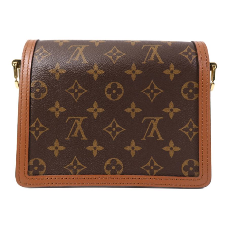 LOUIS VUITTON Monogram Reverse Mini Dauphine金扣肩背袋-1