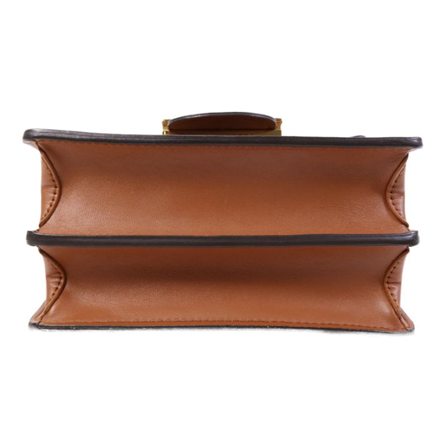 LOUIS VUITTON Monogram Reverse Mini Dauphine金扣肩背袋-3
