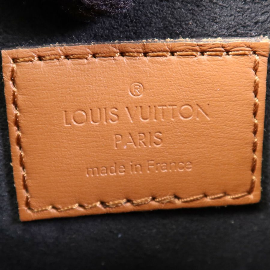 LOUIS VUITTON Monogram Reverse Mini Dauphine金扣肩背袋-13