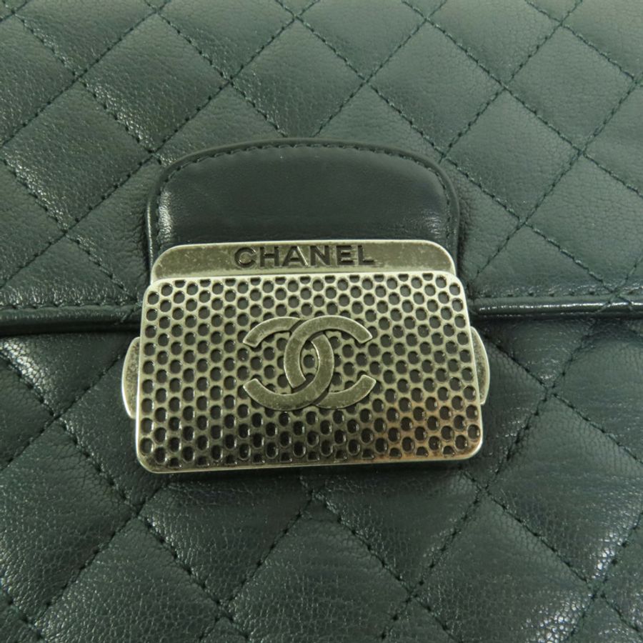 CHANEL 牛皮皮革Chain Shoulder Bag手挽肩背兩用袋-6