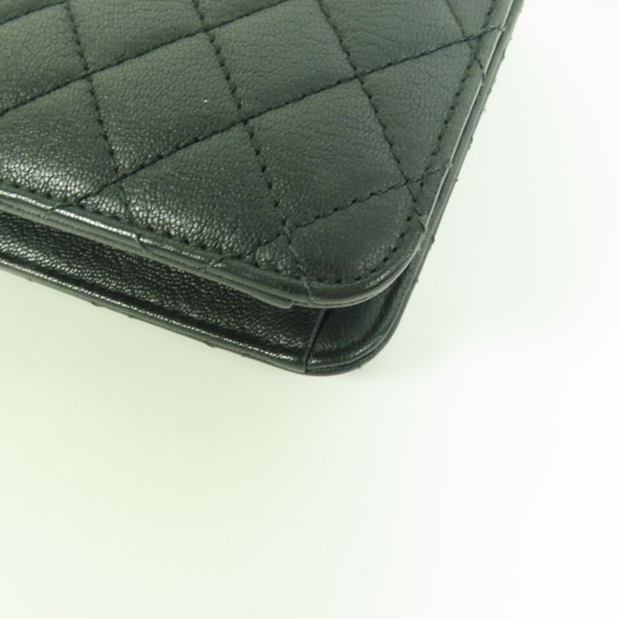 CHANEL 牛皮皮革Chain Shoulder Bag手挽肩背兩用袋-12