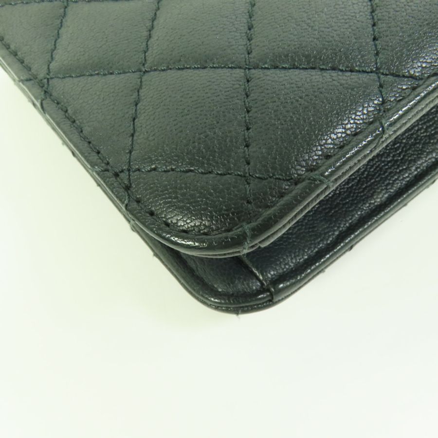 CHANEL 牛皮皮革Chain Shoulder Bag手挽肩背兩用袋-13