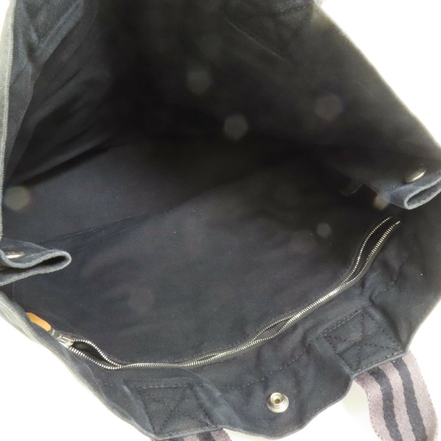 HERMES 帆布Fourre Tout Tote PM銀扣手挽袋-5