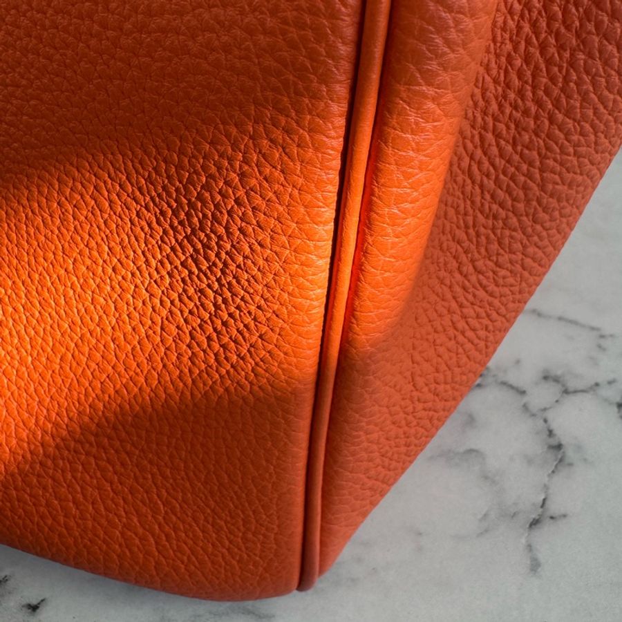 Hermes 9J橘金釦Birkin30-12