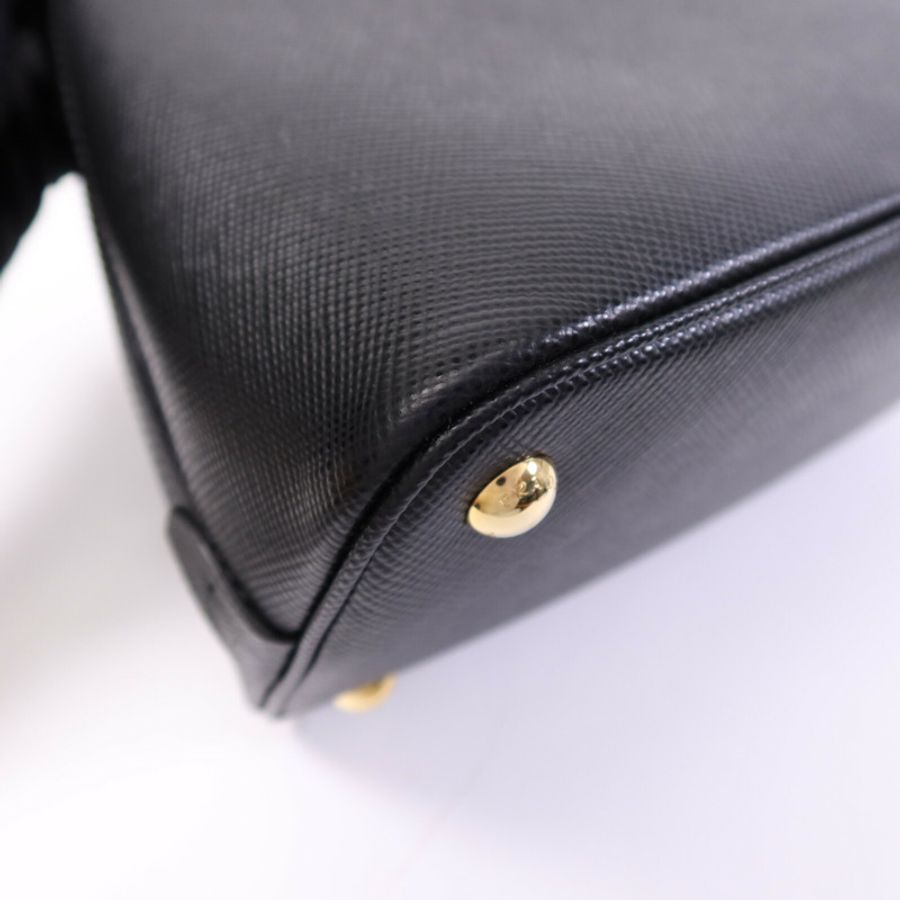 PRADA 牛皮皮革2 Way Shoulder Bag金扣肩背袋-9
