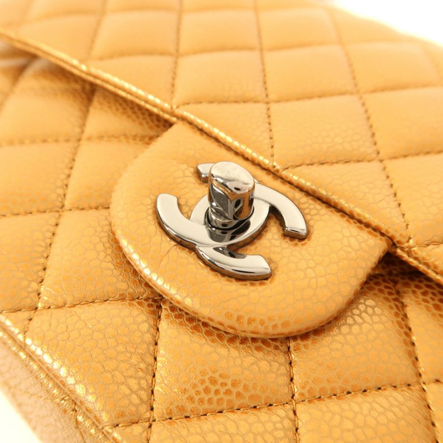 CHANEL 牛皮皮革Classic 25鏈帶肩背袋-9